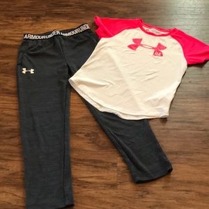 Under Armour Girl’s size 6 set